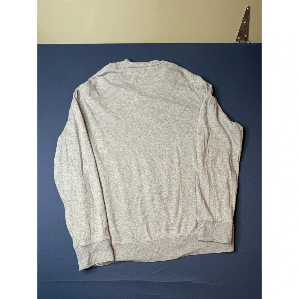 Polo Ralph Lauren Men's Gray 1/4 Zip Mock Neck Knit Cotton Sweater XL